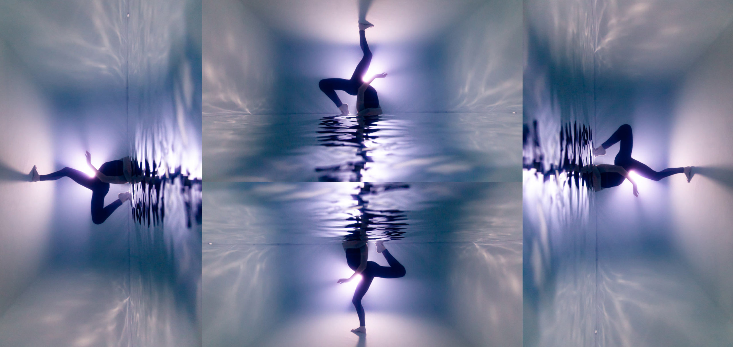 photo femme yoga dans l'eau