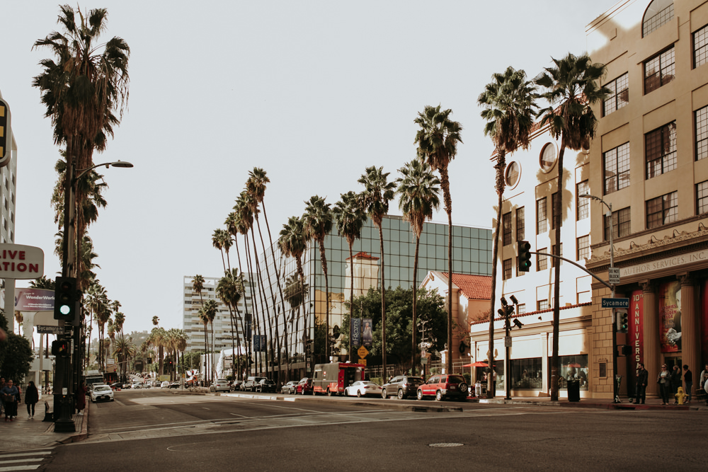 Hollywood boulevard californie