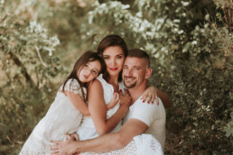 portrait de famille, cadeau de la fête des mères offert par le papa à Montpellier
