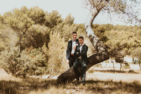 Photographe mariage gay à Grabels