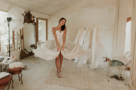 Photographe robe de mariage Montpellier Provence Paris