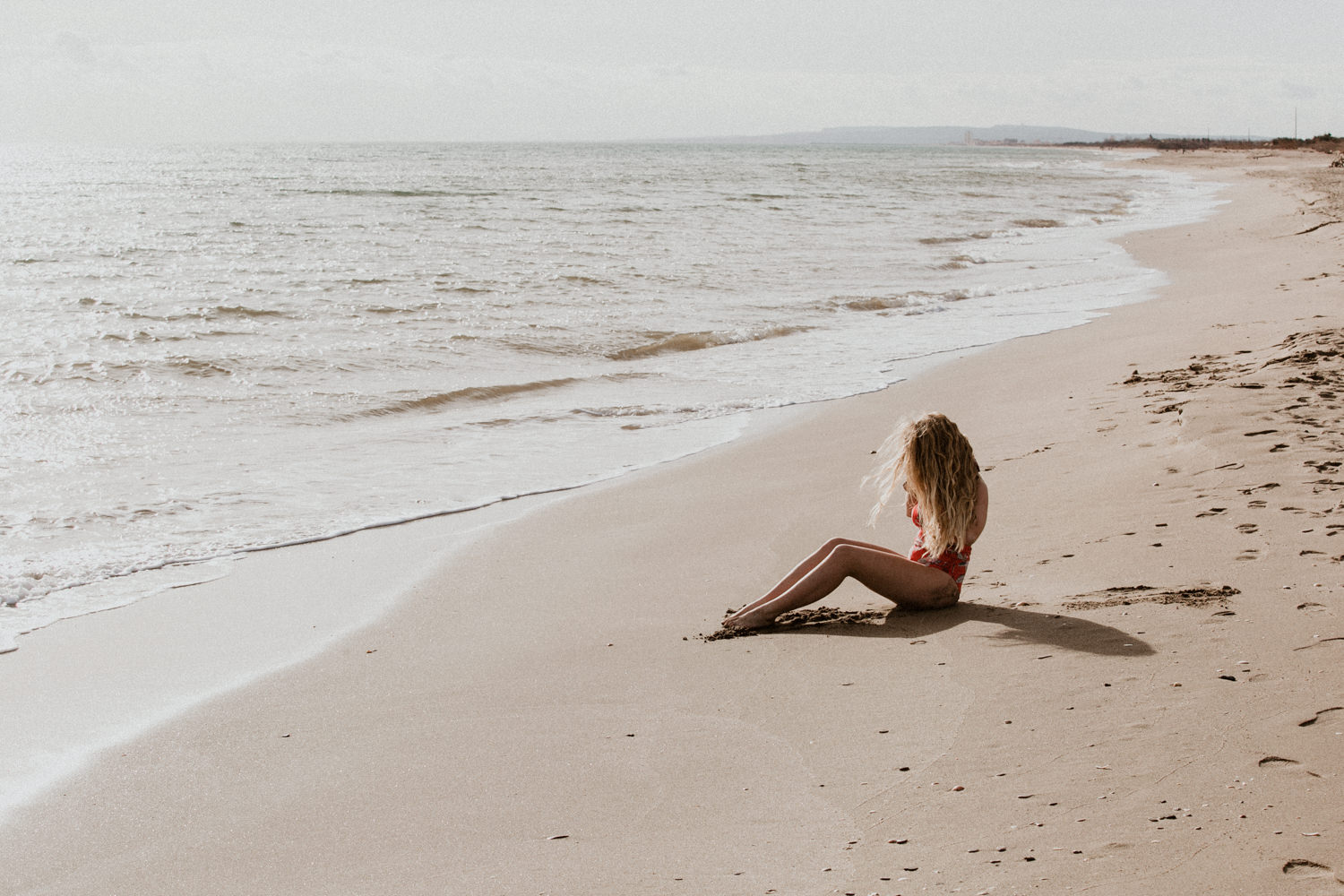 photo femme Portiragnes plage
