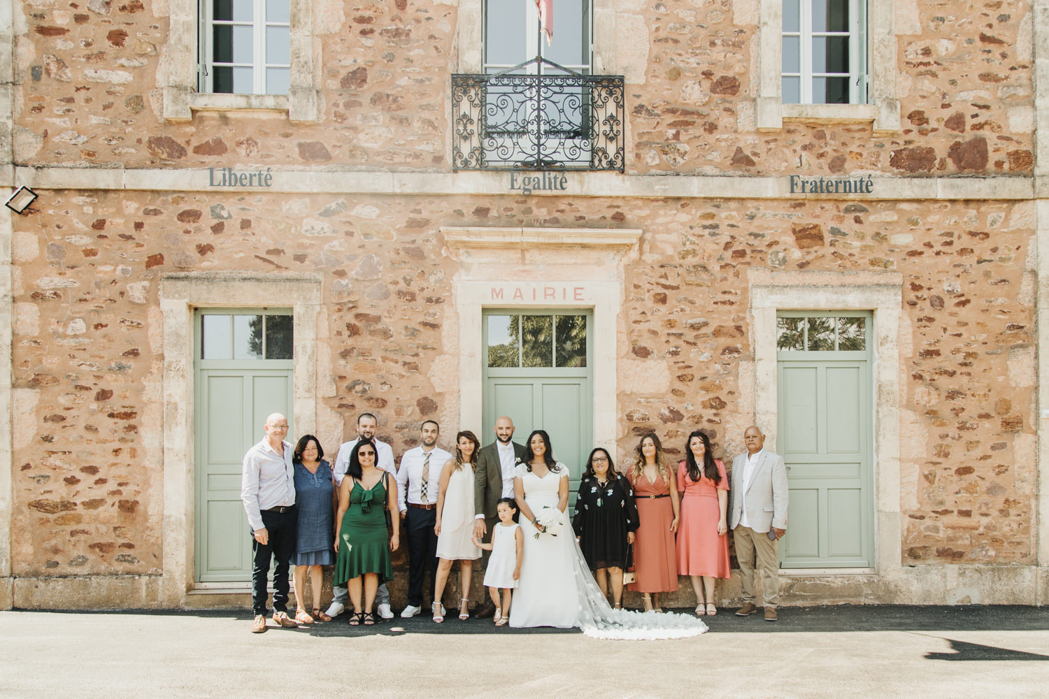 Photo de groupe mariage Montpellier 
